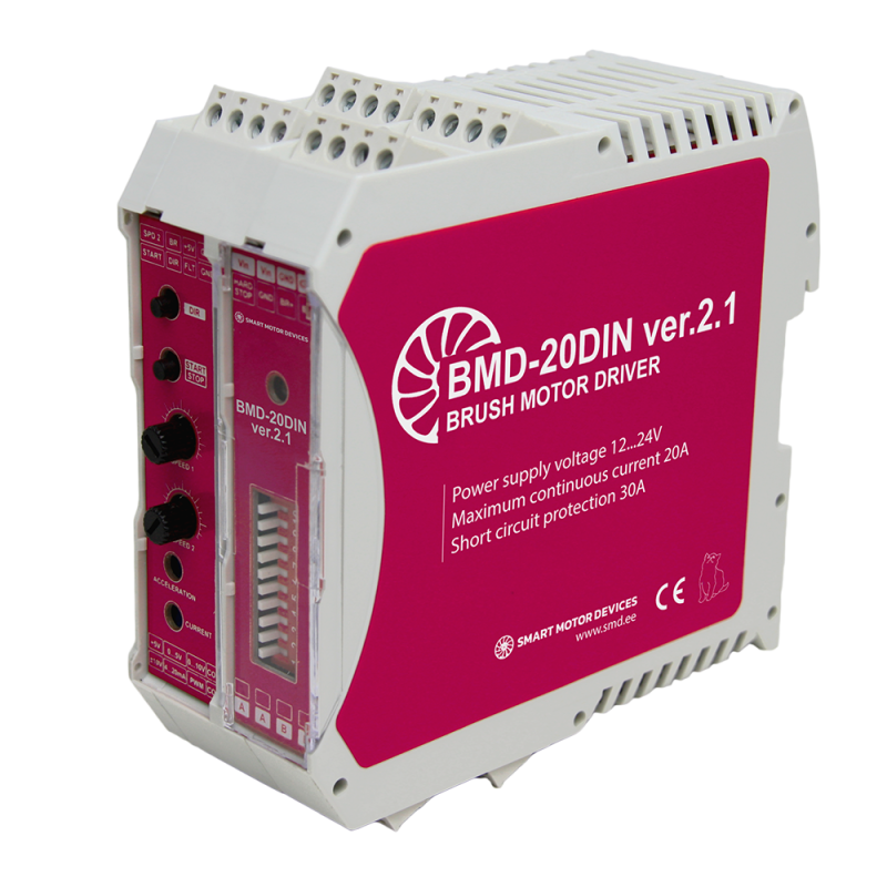 Buy BMD-20DIN ver.2.1 - DC brush motor controller Buy BMD-20DIN ver.2.1 - DC brush motor controller